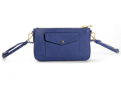 2014 Prada saffiano calfskin Mini Bag BT0834 blue - Click Image to Close